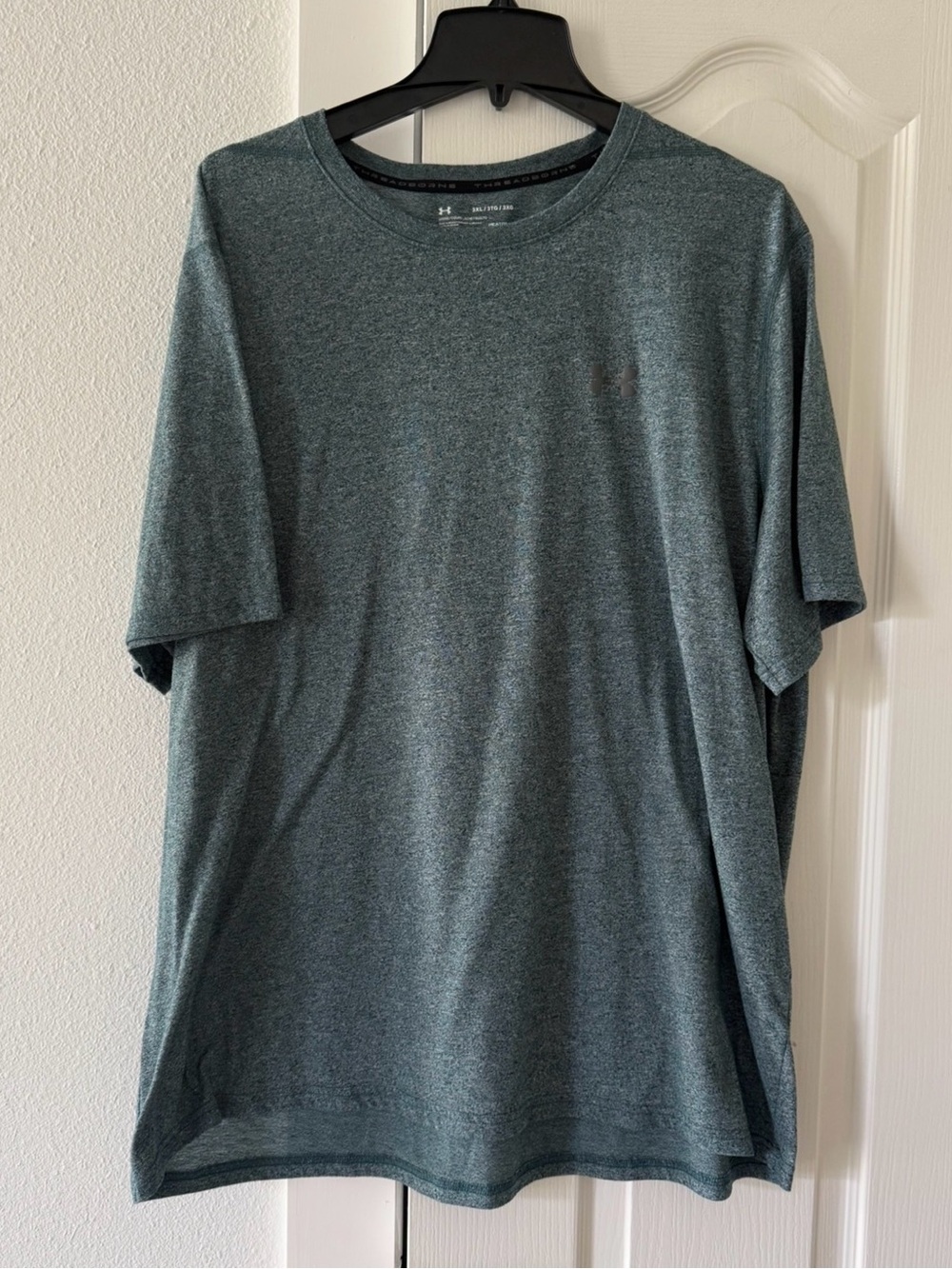 Under Armour HeatGear 3XL Green Heather Loose Fit Performance Tee